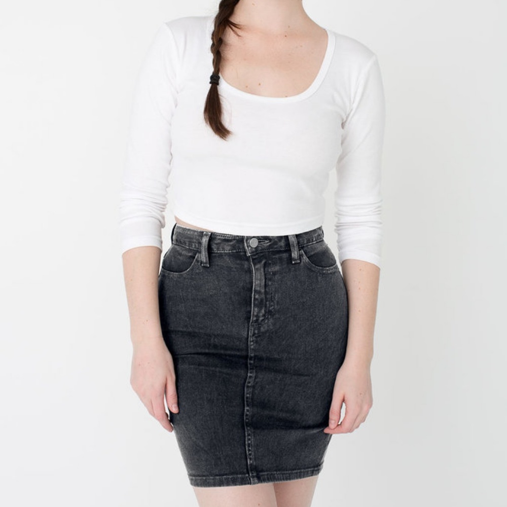 American Apparel High Waist Pencil Skirt XS